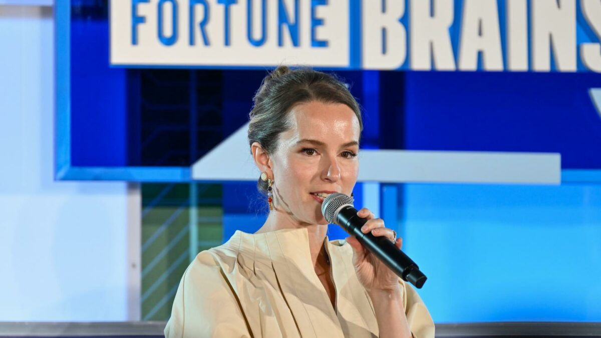 Bridgit Mendler, co-founder and CEO of Northwood, at Fortune Brainstorm Tech 2026 in Aspen, Colorado. (Photo: Stuart Isett/Fortune)