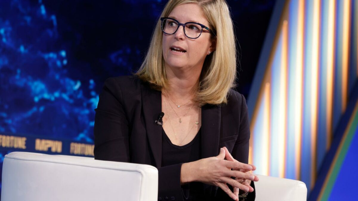 Sarah London, CEO of Centene, at the 2026 Fortune Most Powerful Women Summit.