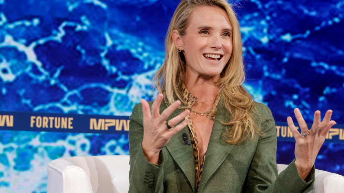 California’s First Partner Jennifer Siebel Newsom spoke at Fortune's Most Powerful Women Summit on Tuesday, Oct. 13.