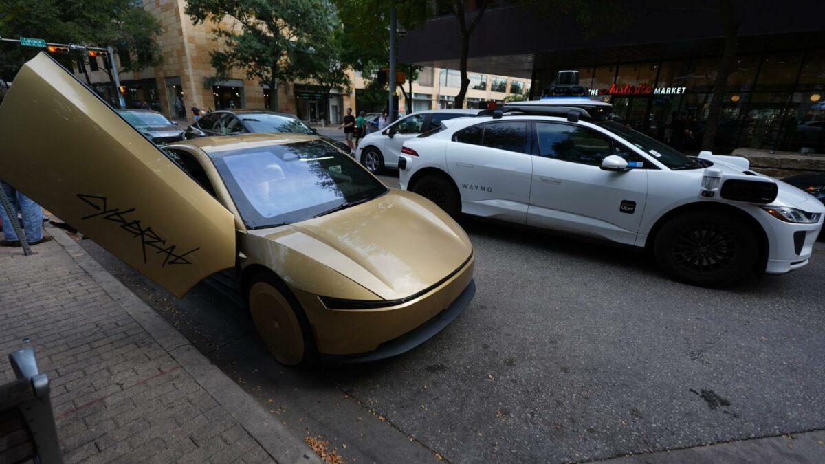 Tesla’s steering-wheel-free Cybercab hits the streets of Austin as Elon Musk bets Americans will embrace fully driverless taxis.