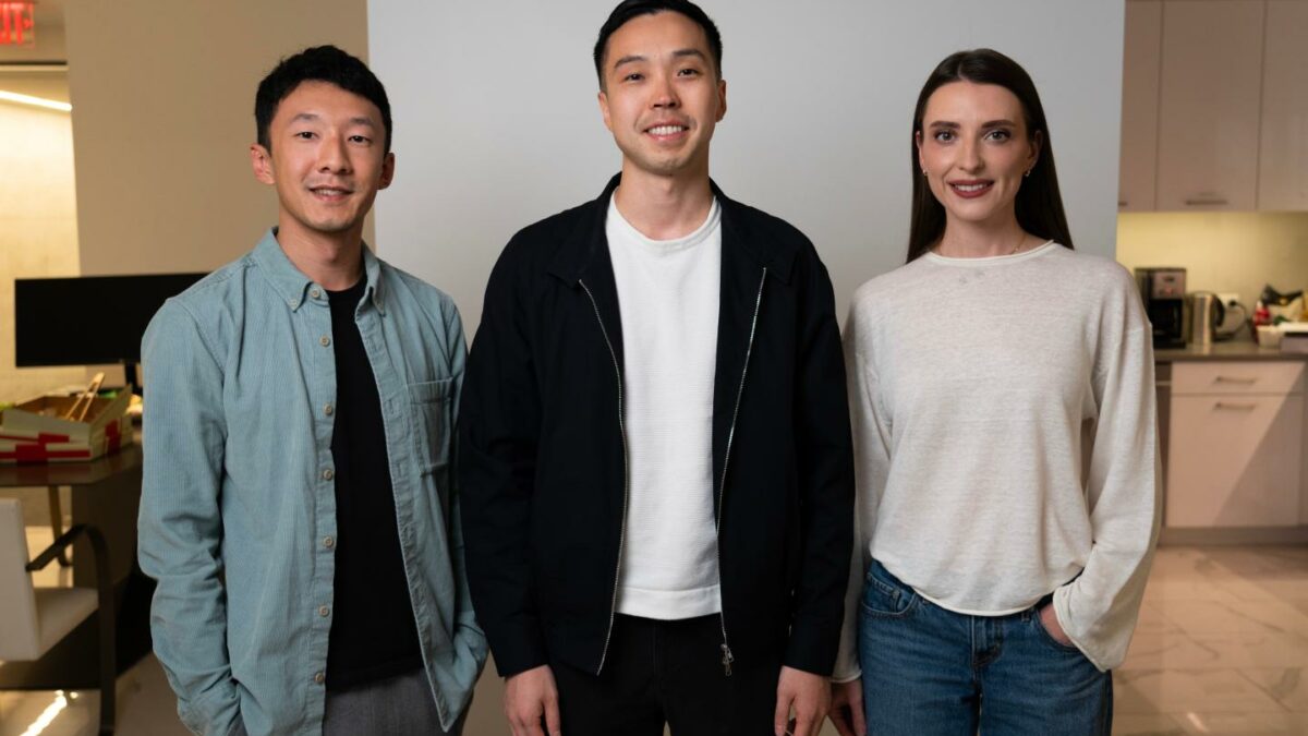 B3 Labs co-founders Daryl Xu, Viktoriya Hying and Sean Geng.