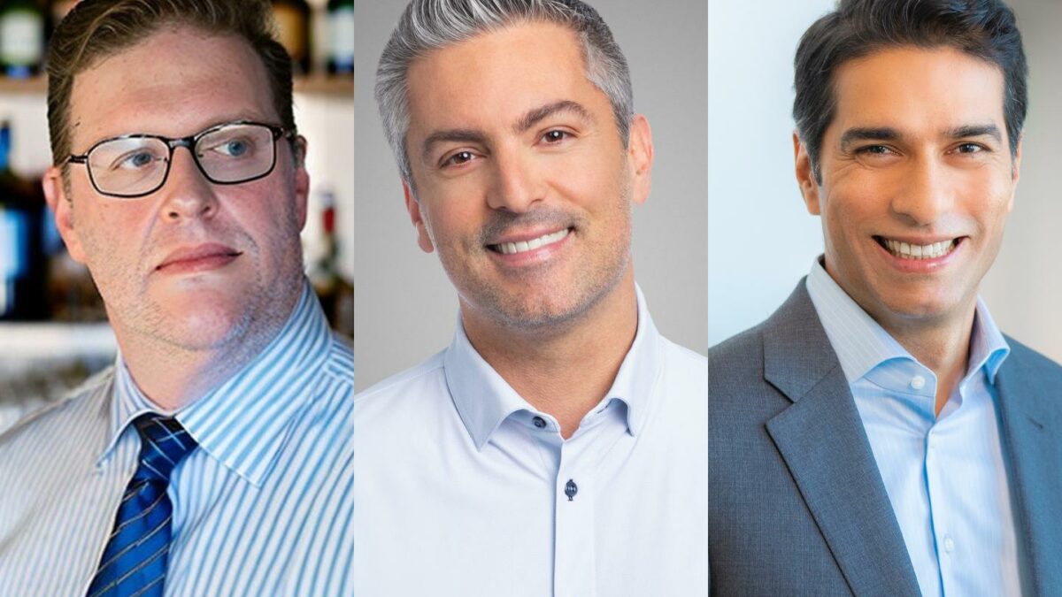 From left, Zscaler CISO Sam Curry, Workday CTO Gabe Monroy, and Cisco EVP of Operations Thimaya Subaiya.
