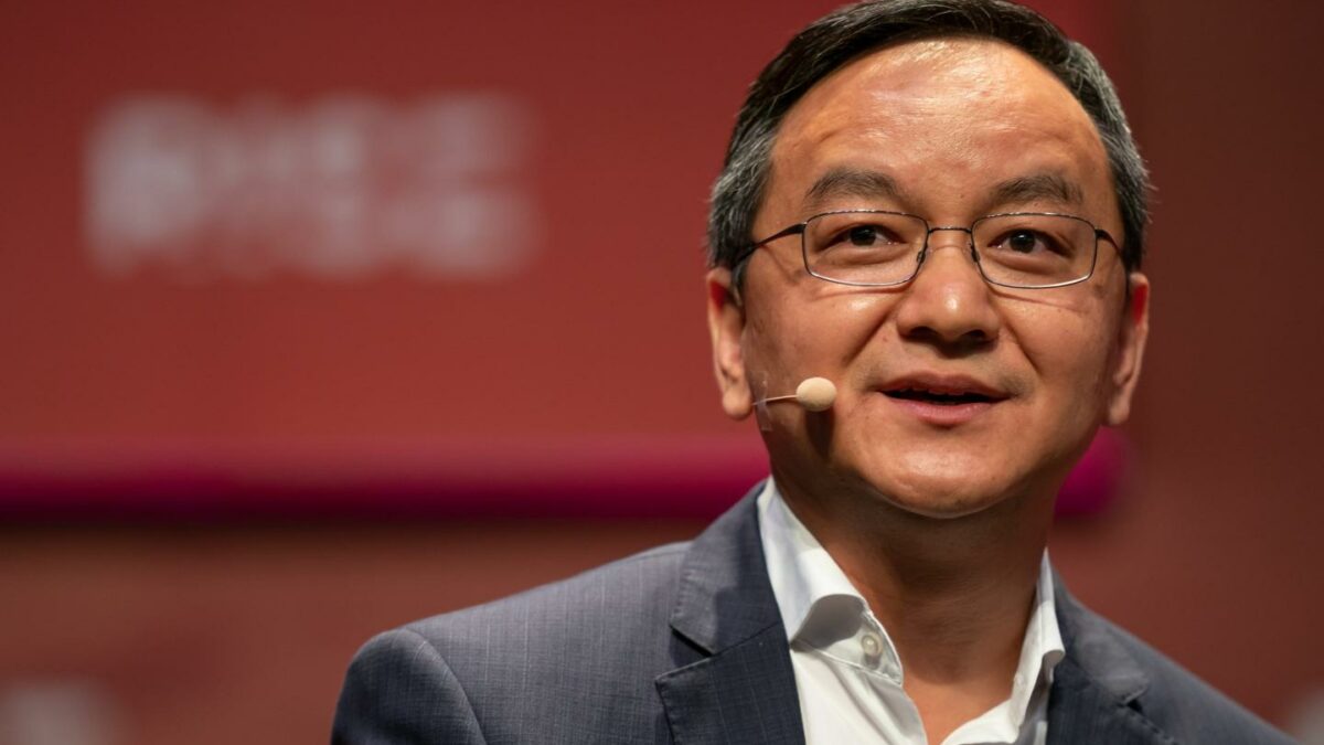 James Peng, co-founder and CEO of Pony.ai Inc., during an event in Hong Kong on July 10, 2019. (Photo: Anthony Kwan/Bloomberg/Getty Images)