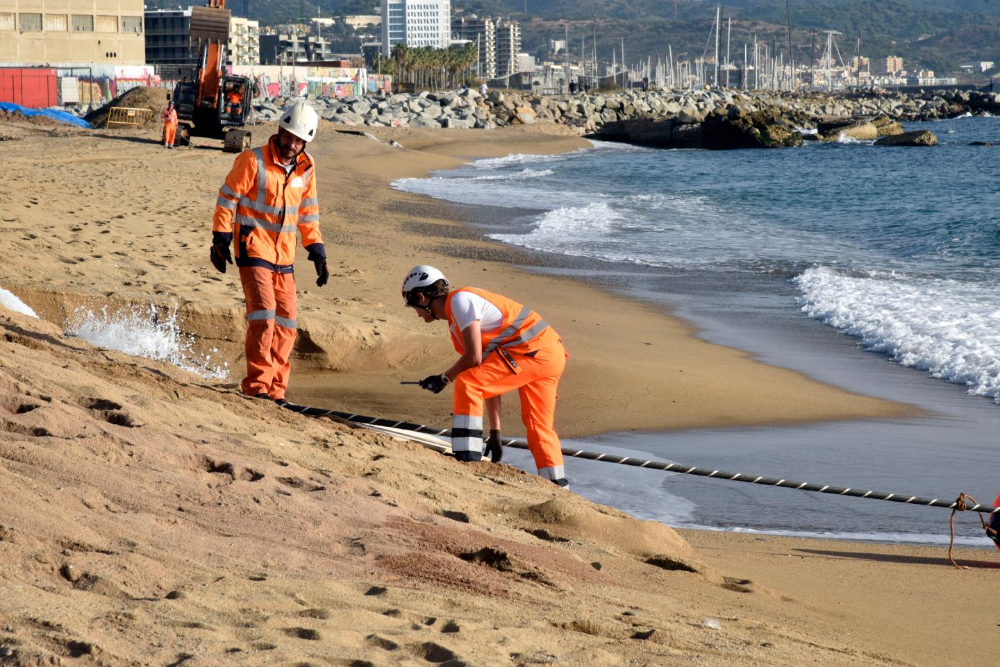 gettyimages-1436363069 The 2Africa submarine cable arrives in Barcelona, Spain on October 25, 2022. (Photo: David Oller/Europa Press/Getty Images)