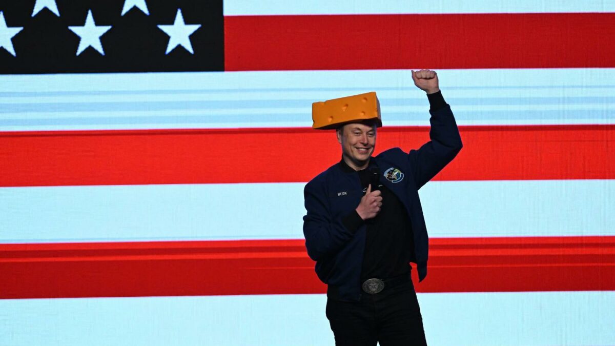 White House Senior Advisor, Tesla, and SpaceX CEO Elon Musk speaks during a Town Hall event at KI Convention Center.