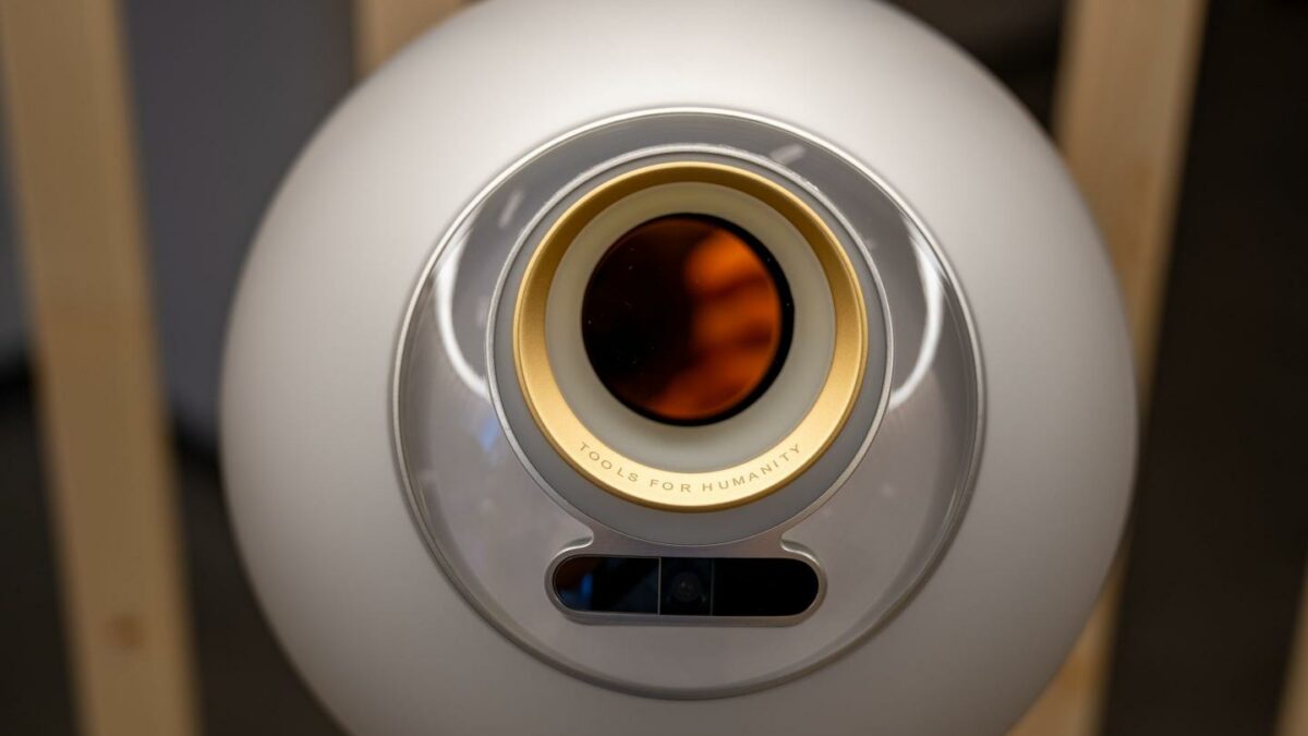World's biometric scanning Orb in San Francisco, California on May 13, 2025.