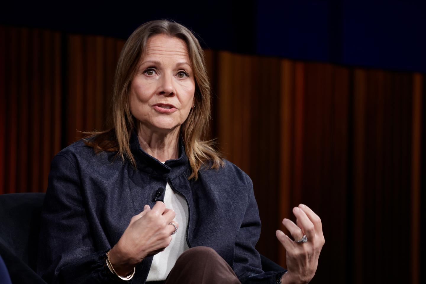 gettyimages-2255455069_afdfb3 General Motors CEO Mary Barra in Detroit, Michigan, on Jan. 12, 2026. (Photo: Jeff Kowalsky/Bloomberg/Getty Images)