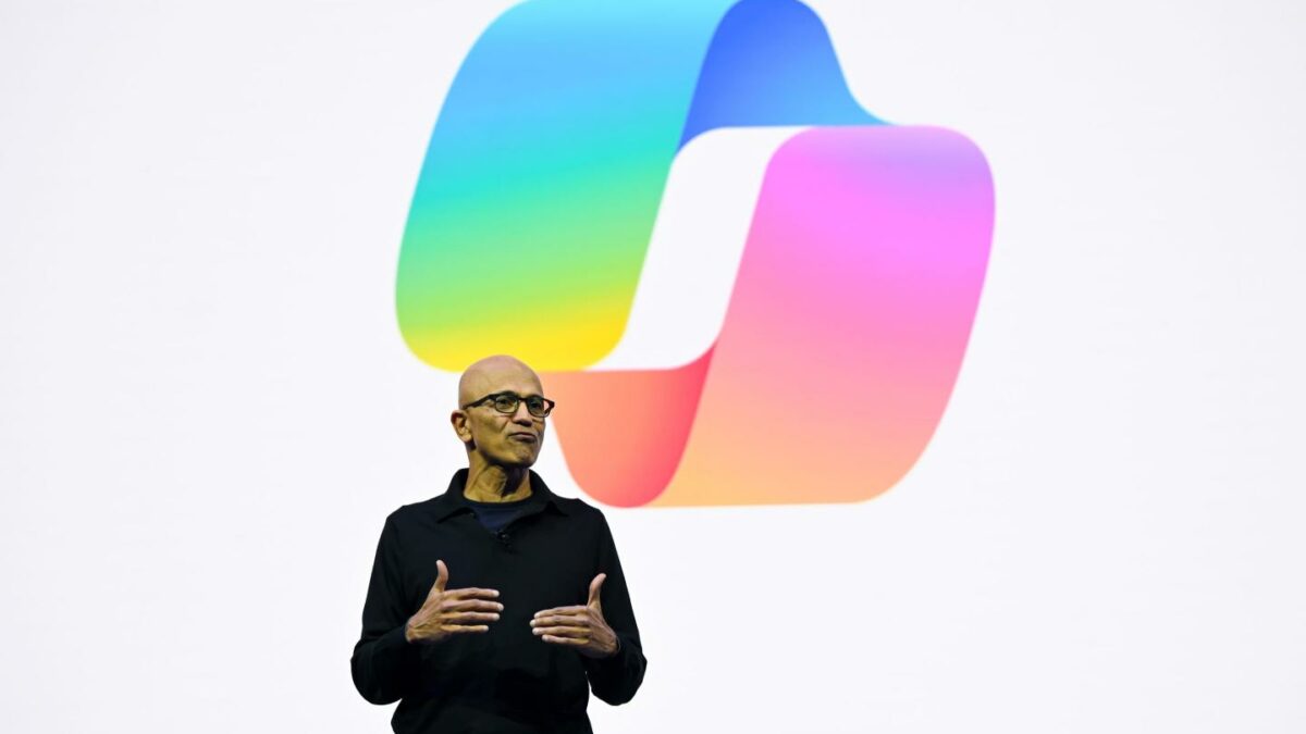 Satya Nadella, chief executive of Microsoft, in February 2026.