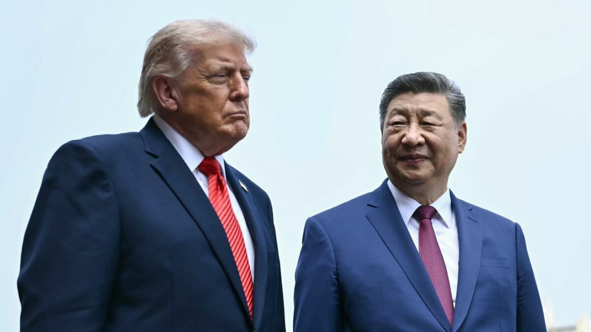 U.S. President Donald Trump and China's President Xi Jinping.