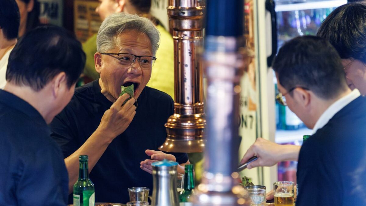 Jensen Huang, chief executive officer of Nvidia.