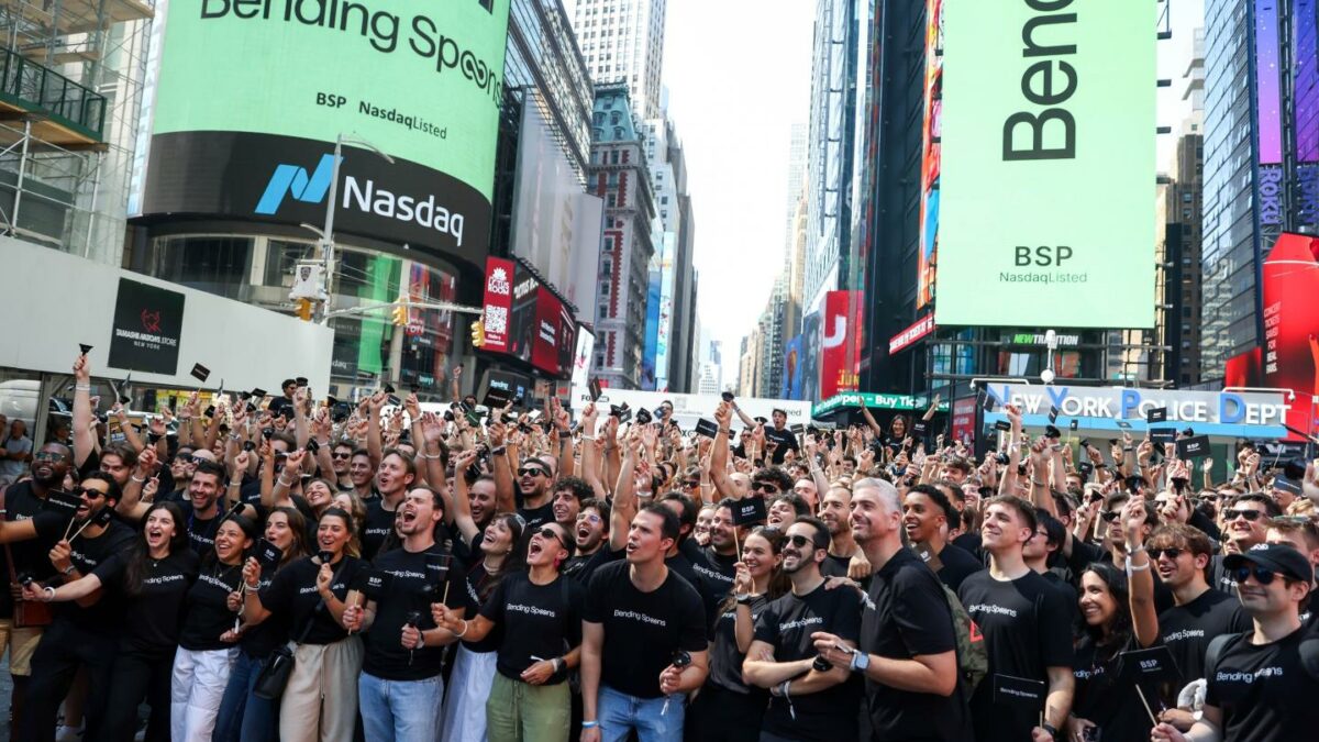 Bending Spoons IPO At The Nasdaq Market Site, July 1, 2026.