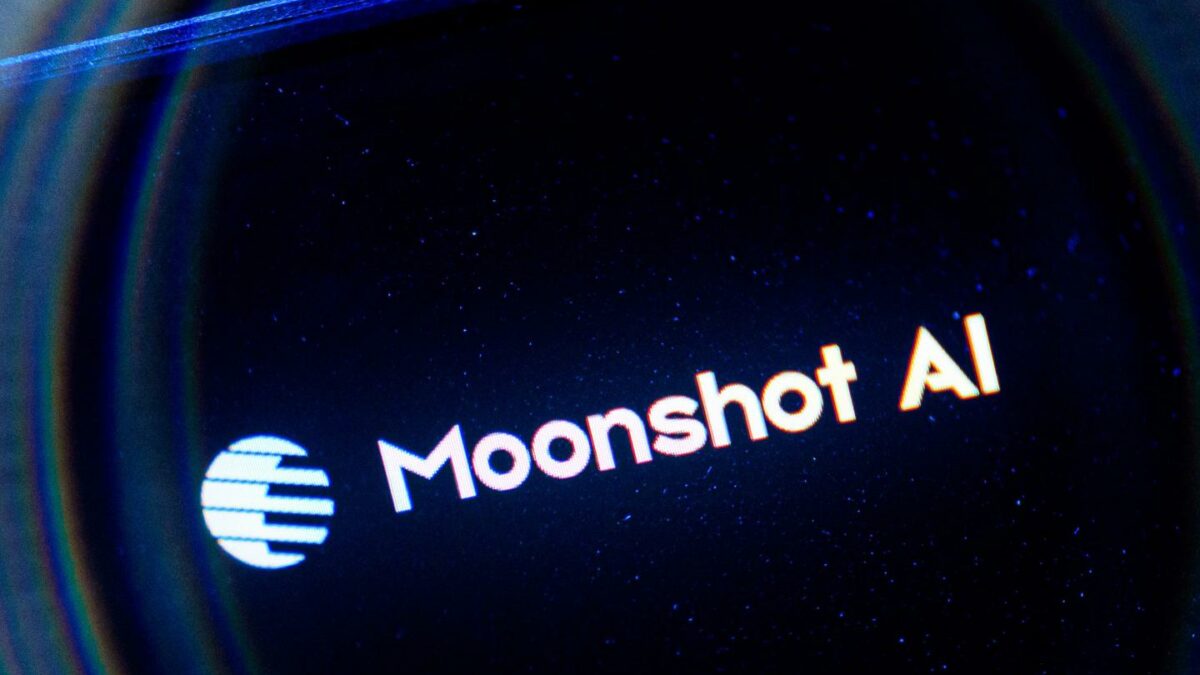 Moonshot AI logo.