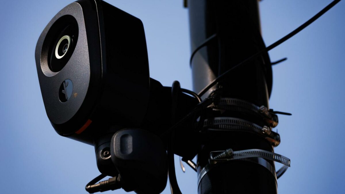 Photo of a Flock camera in Lawnside, New Jersey
