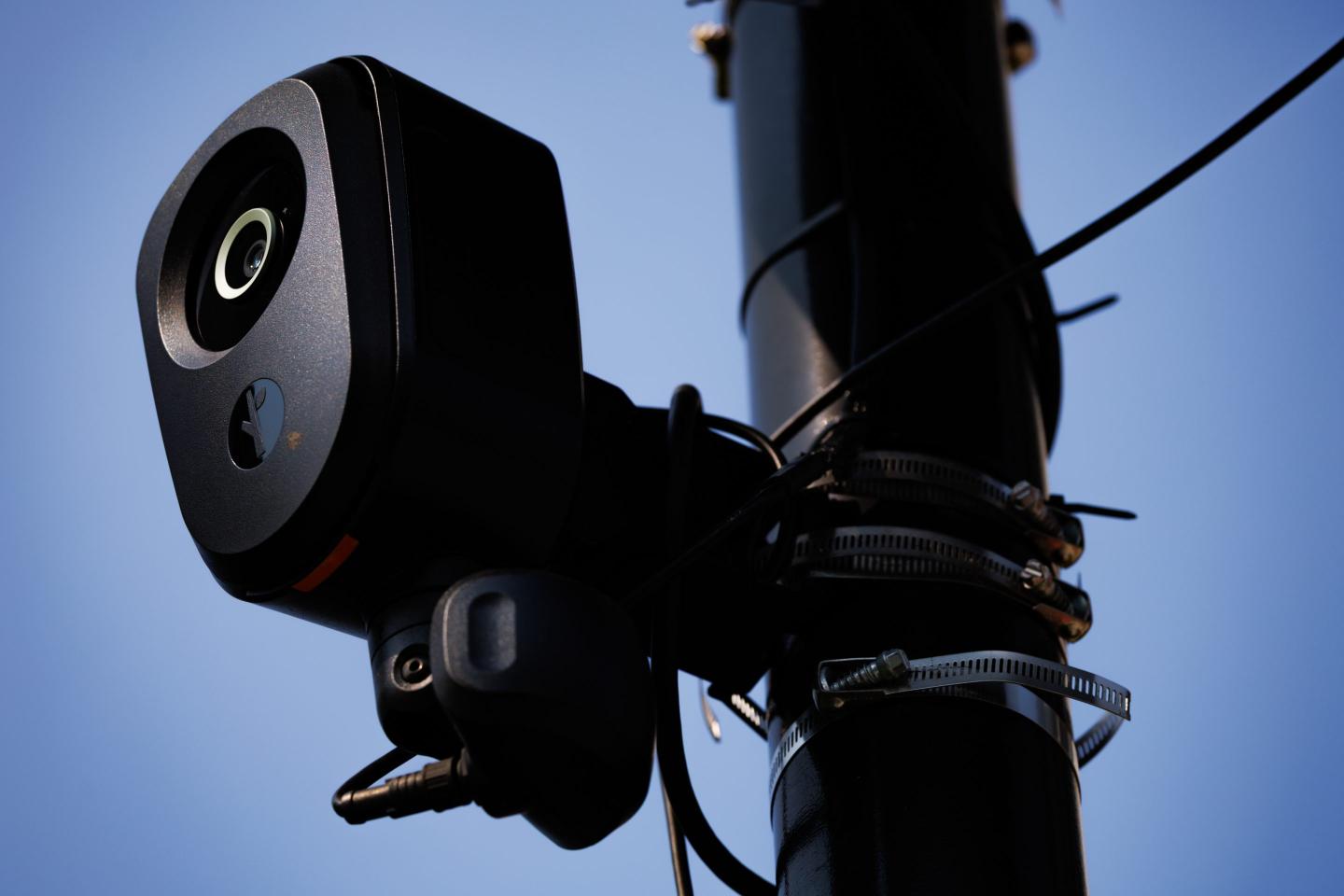 Photo of a Flock camera in Lawnside, New Jersey