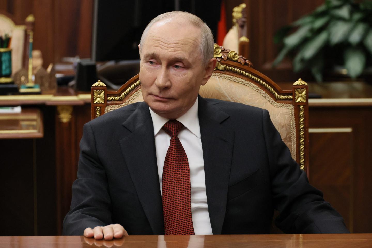 Russian president Vladimir Putin.