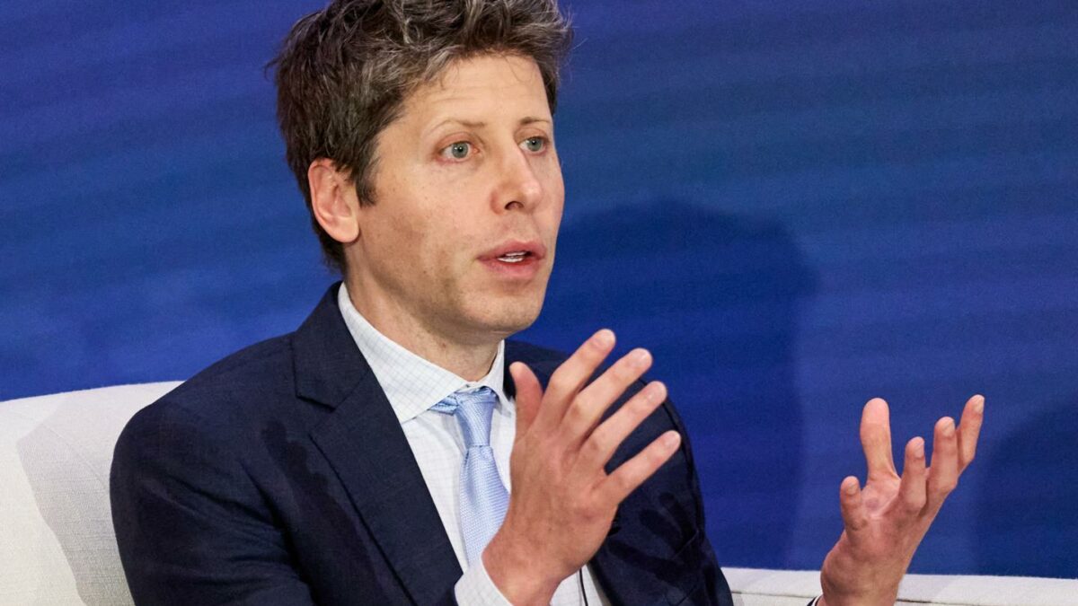 Sam Altman talking