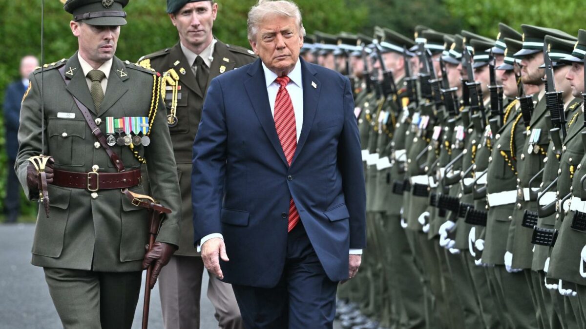 Photo of Donald Trump in Dublin
