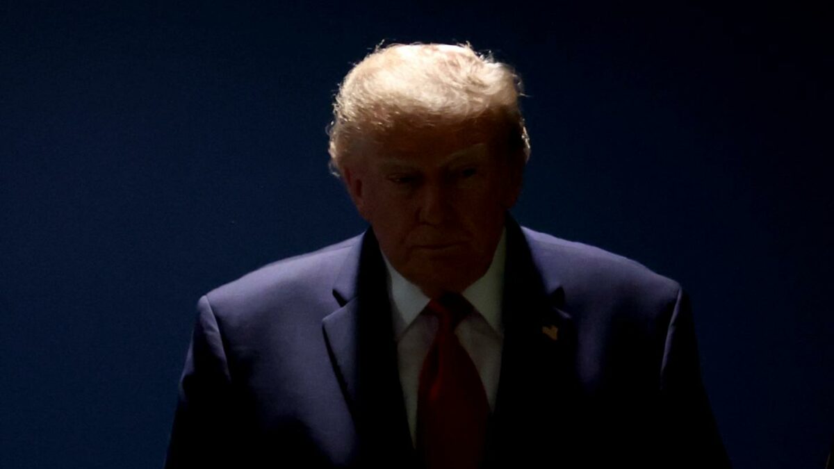 US President Donald Trump arrives to address the 81st United Nations General Assembly at United Nations headquarters in New York on September 22, 2026.