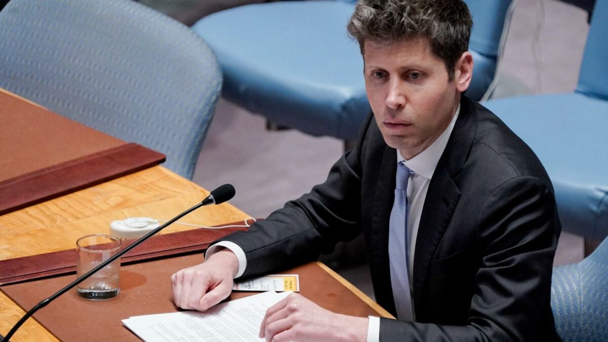 Sam Altman, chief executive officer and co-founder of OpenAI Inc., attends a United Nations Security Council meeting during the United Nations General Assembly (UNGA) in New York, US, on Wednesday, Sept. 23, 2026.