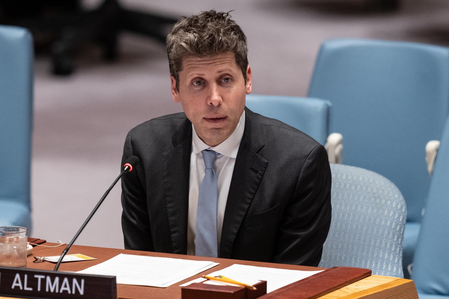 gettyimages-2296267721 OpenAI CEO Sam Altman at UN Headquarters on Sept 23, 2026 in New York City. (Photo: Lev Radin/Pacific Press/LightRocket/Getty Images)