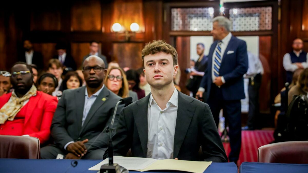 Jacob Coxon is one of the former researchers who testified before the New York City Council on Monday.