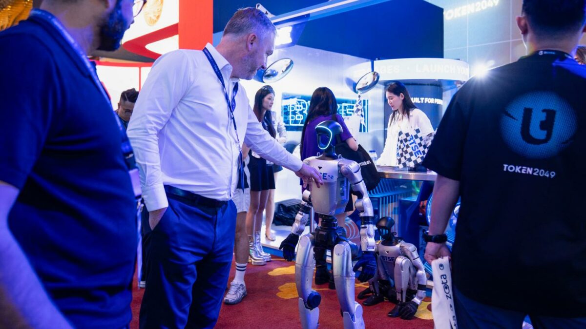 At the Token2049 global crypto conference in Singapore, Oct. 8, 2026.