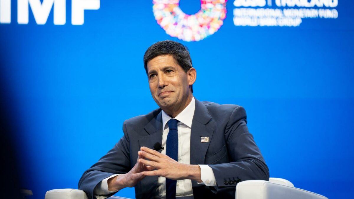 Federal Reserve Chair Kevin Warsh at the International Monetary Fund and World Bank Group annual meetings in Bangkok, Oct. 16, 2026.