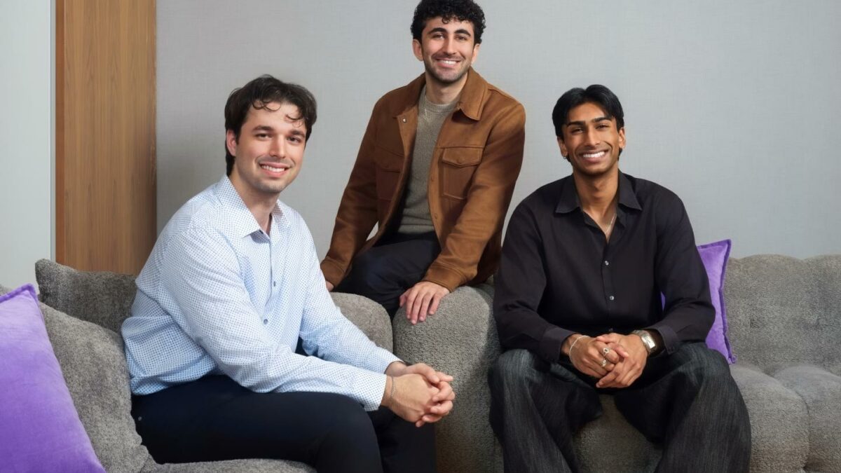 Sapien co-founders Arya Grayeli, Ron Nachum, and Pranav Ravella.