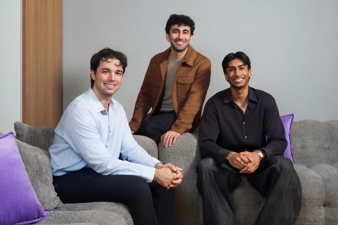 Sapien co-founders Arya Grayeli, Ron Nachum, and Pranav Ravella.