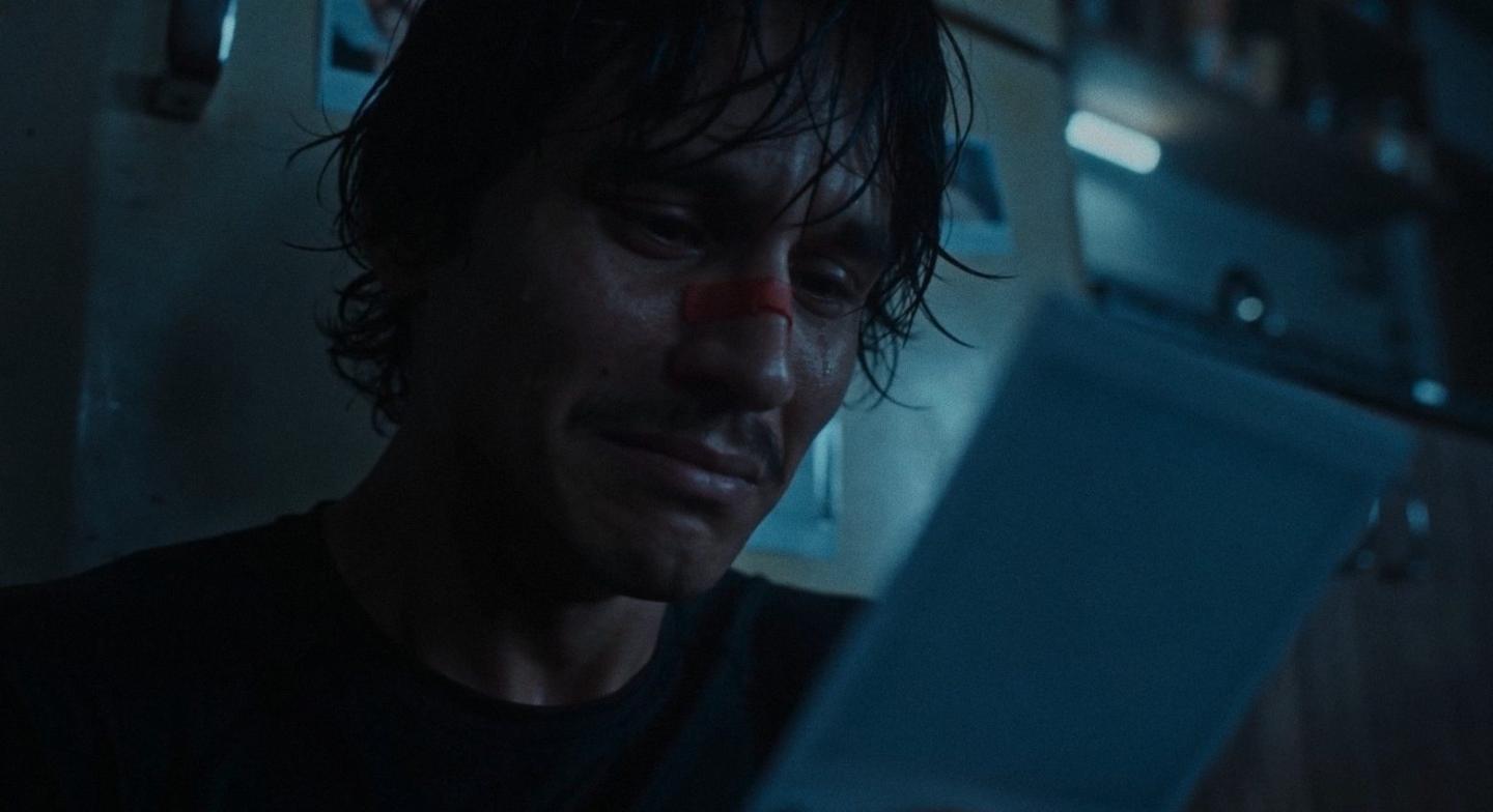 A still image from the 2026 film "Hell Grind," an AI-generated movie created by the startup Higgsfield AI.