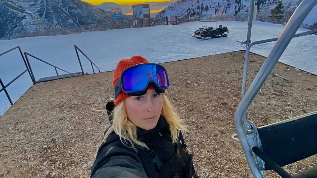 Victoria Madsen quit college to become a ski lift mechanic in Utah.